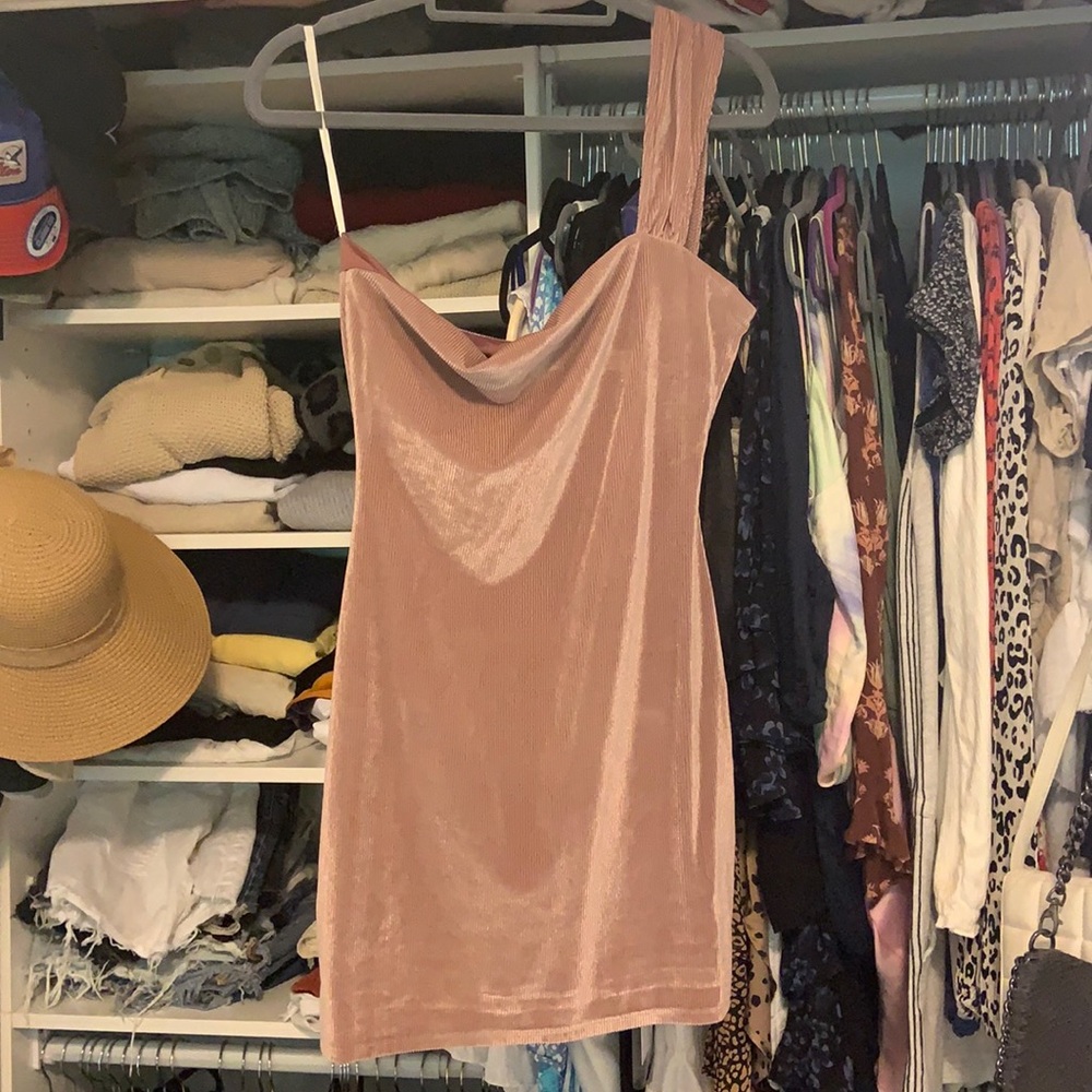 Privacy Please Bodycon One Shoulder Dress